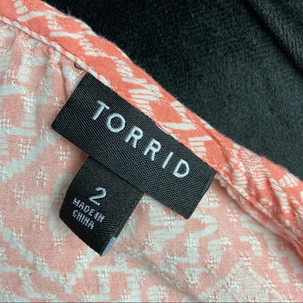 Torrid Patterned Cold Shoulder Top - image 6